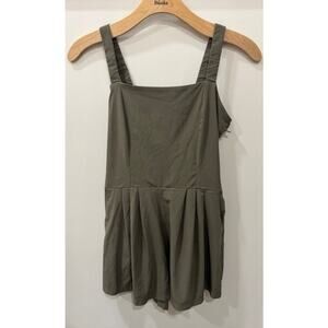 Vuori Villa Cami Romper in Dark Oregano